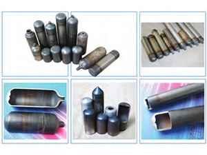 Typical Products Made by Steel Tube Necking-In & Closing Machine